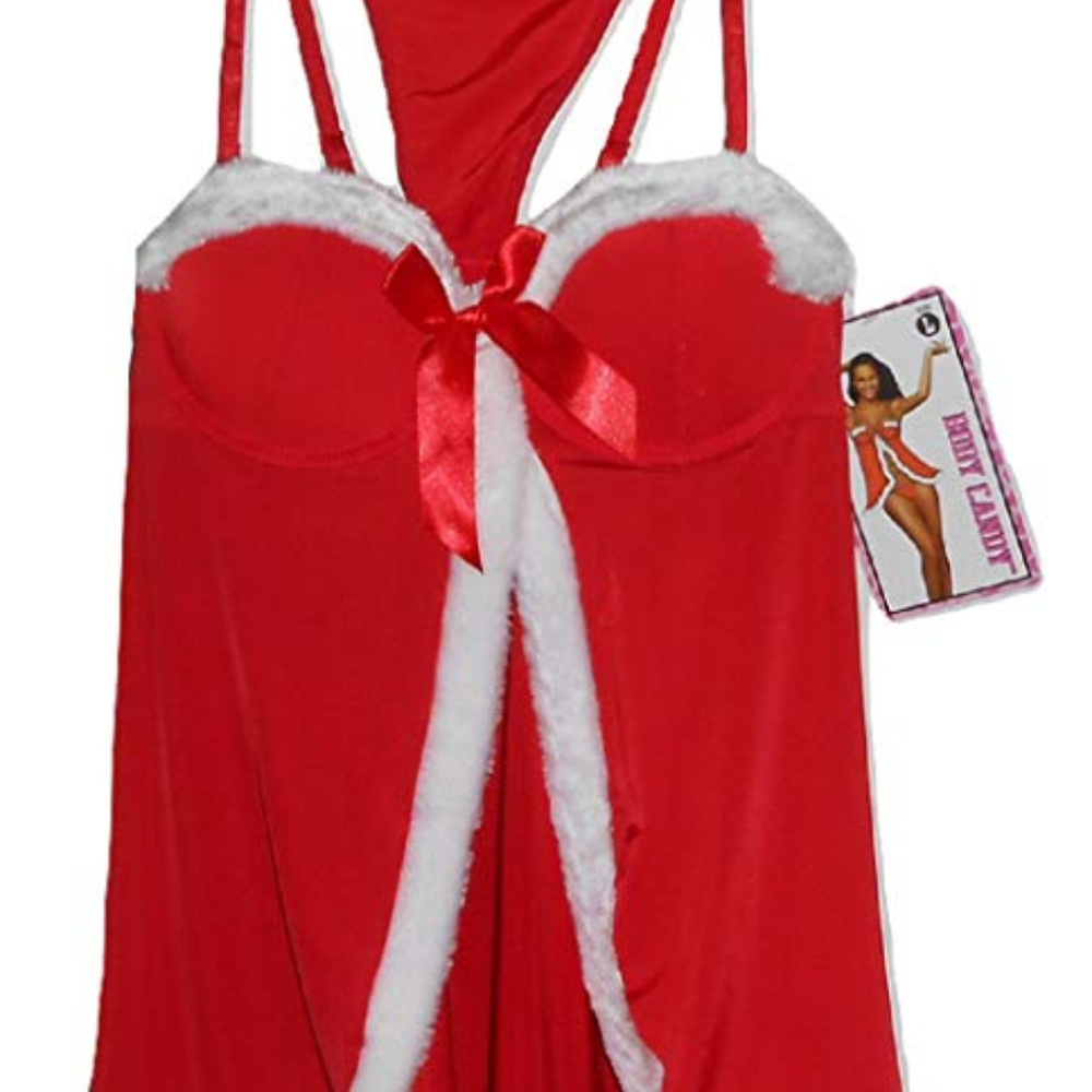 Body Candy Red Sexy Santa Teddy Intimates